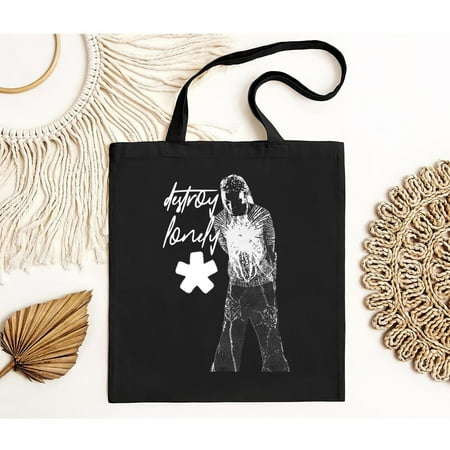 vintage Destroy Lonely Bag  Destroy Lonely Vintage Graphic   Opium Tote Bag  Destroy Lonely Merch  Actual Hate Merch  Concert Merch-TH4747