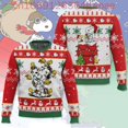 thumbnail image 3 of Suéteres feos navideños con dibujos de Snoopy y Charlie Brown, suéteres feos navideños con estampado 3D, suéteres casuales de moda para hombres y mujeres, 3 of 5
