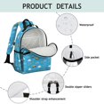 thumbnail image 4 of Excavator and Helicopter Blue Pattern Cute School Backpack Bag for School with Padded Back and Adjustable Shoulder Straps 15.25"x11.5"x5.25", 4 of 5