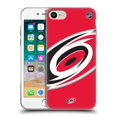 thumbnail image 1 of Head Case Designs Officially Licensed NHL Carolina Hurricanes Oversized Soft Gel Case Compatible with Apple iPhone 7 / 8 / SE 2020 & 2022, 1 of 7