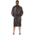 thumbnail image 4 of Men's Soft Plush Fleece Classic or Hooded Robe with Front Pockets, 4 of 7
