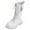 Z1-White, variant on Girls Knee High Buckle Fashion Riding Boots Little Kid/Big Kid White for Size 3