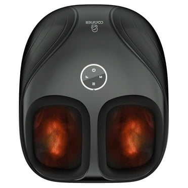 Comfier Shiatsu Foot Massager with Heat, Kneading Rolling Compression Feet Massage Machine for Circulation Plantar Fasciitis Neuropathy Pain, Size up to 13''