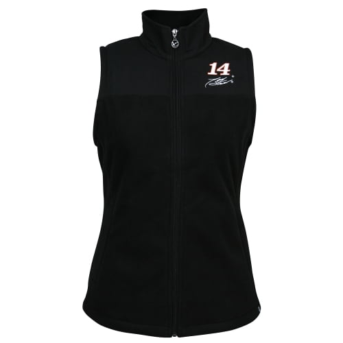 Tony Stewart Chase Authentics Women's Color Block Fleece Vest Black by Motorsports Authentics/Action Sports