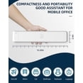 thumbnail image 6 of Restored HPRT MT800Q Portable A4 Thermal Printer, Wireless Bluetooth Travel Printer, 300DPI No-Ink Thermal Transfer Printer for Home Office School, Compatible with iOS/Android/PC, 6 of 8