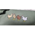 thumbnail image 2 of Farm Chickens Embroidered Crewneck, 2 of 2