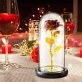 thumbnail image 4 of Qoosea Mothers Day Gifts for Mom, Rose Flower Gifts For Women, Forever Rose In Plastic Dome Valentines Day Gifts For Her, Anniversary Birthday Gifts, Room Decor Red, 4 of 6