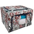 thumbnail image 1 of EREHome tree Storage Bag Clear Window Storage Bins Boxes Large Capacity Foldable Stackable Organizer With Steel Metal Frame For Bedding,Clothes,Closets, Bedrooms, 1 of 3