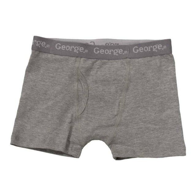 Boxer George para Niño Modelo Liso Gris Talla 8