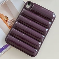 Dteck Down Puffy Shockproof Case for iPad 10th Generation 10.9 Inch 2022, Lightweight Drop Protection Cover for 10.9" Apple iPad 10th Gen,Purple