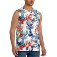 thumbnail image 2 of Daiia Red Lobster Printed Men's Tank Tops,Casual Soft Sleeveless Gym Muscle Shirts Bodybuilding Tee-X-Large, 2 of 8