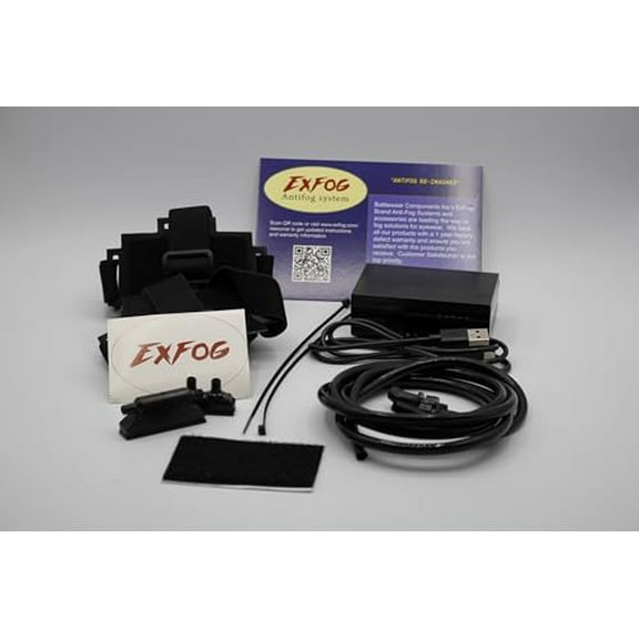 XT Standard Kit w/Headband and T Band - Lightweight Anti Fog Unit for Airsoft, Paintball, Skiing Sports and Construction Goggles$$