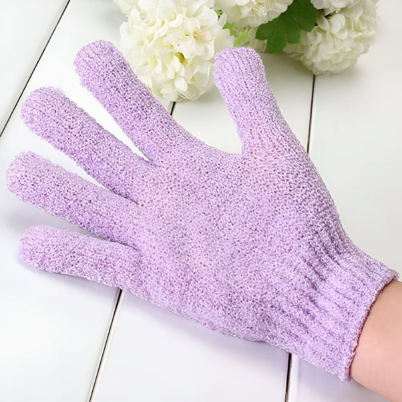 ACDANC Shower Exfoliating Gloves Hand Exfoliating Glove Body Scrubber Loofah Washing Gloves Deep Cleansing Sponge for Shower, Spa, Massage and Body Scrubs, Dead Skin Cell Remover