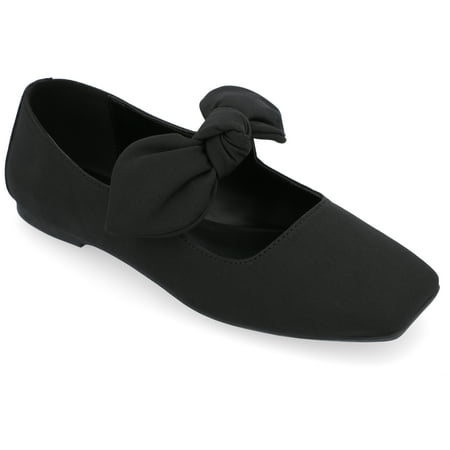 

Journee Collection Womens Seralinn Tru Comfort Foam Mary Jane Slip On Square Toe Flats