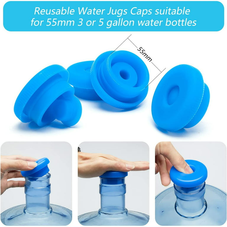 Non Spill Caps Replacement Non-Spill Water Jug Caps Reusable Water