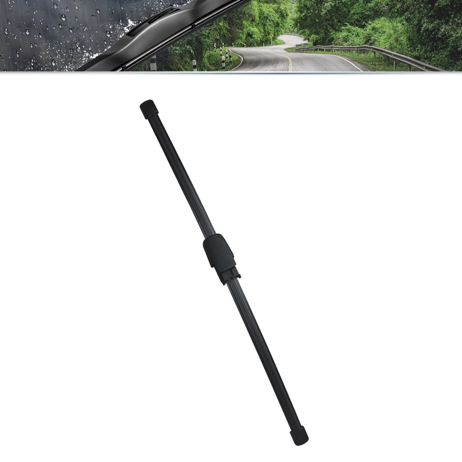 SOCOOL 3 Wipers 24+21+13V Front Windshield Wiper Blades with Rear Wiper Compatible with 2009-2017 Volkswagen Tiguan，2PCS Front Wiper + 1PC Rear Wiper (Set of 3)，Y22M572B