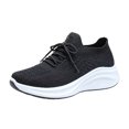thumbnail image 3 of YOUYEDIAN Sneakers for Women Versatile Lace-up Comfy Breathable Fashion Soft Platform Sneakers Casual Sport Outdoor Walking Shoes, 3 of 5