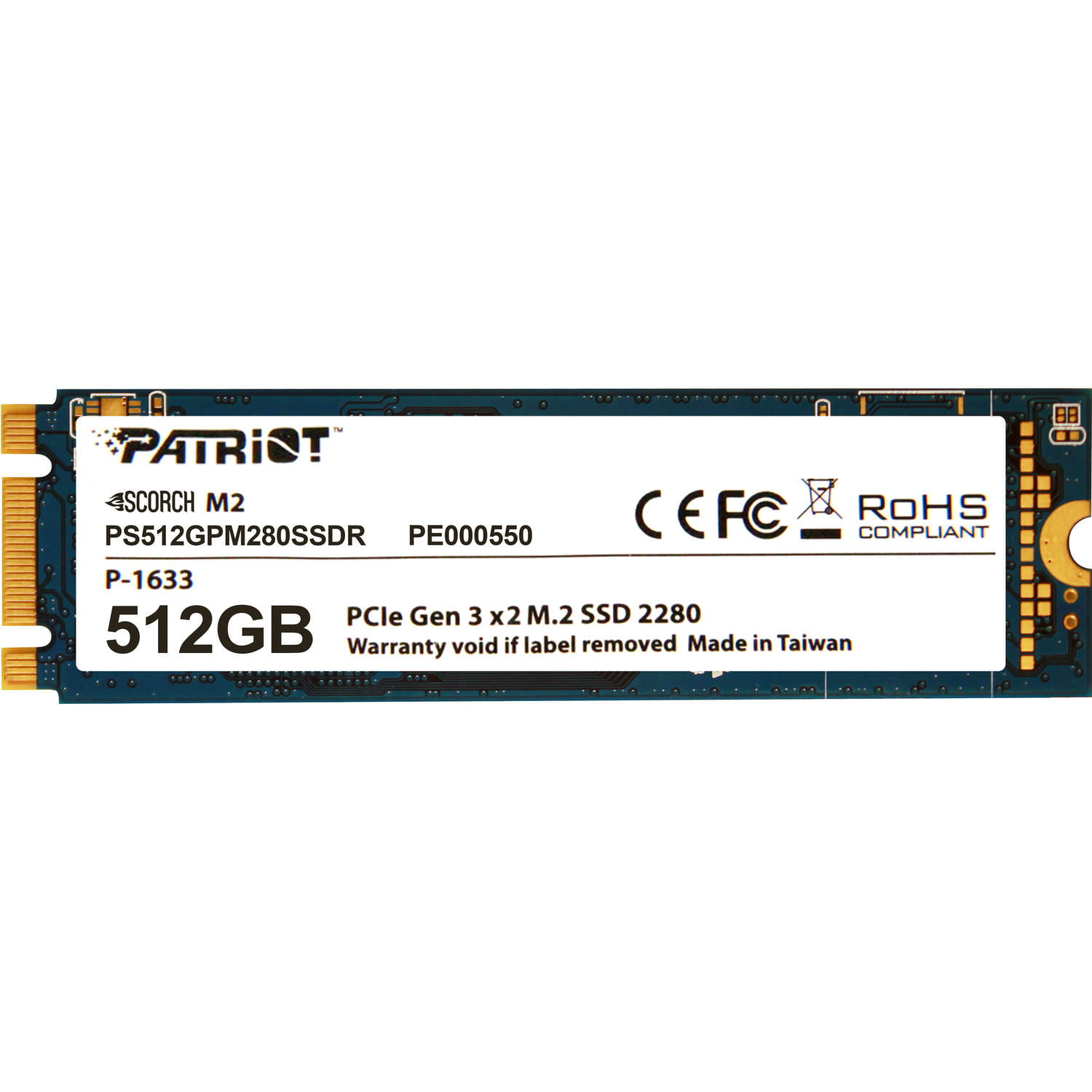 Patriot Memory Scorch M.2 SSD 512GB - Walmart.com