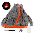 thumbnail image 2 of Jouet pour Enfants Simulation avec Modèle d'Éruption Volcanique en PVC à LED pour Bureau, 2 of 7
