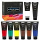 thumbnail image 1 of Set de pintura acrílica GOTIDEAL Craft 8 colores primarios 120 ml, 1 of 7