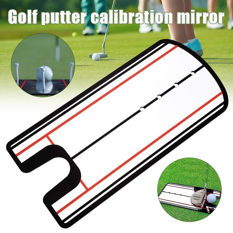 TXRLCON Golfs Putter Putting Mirror Plane Exerciser Training Aid