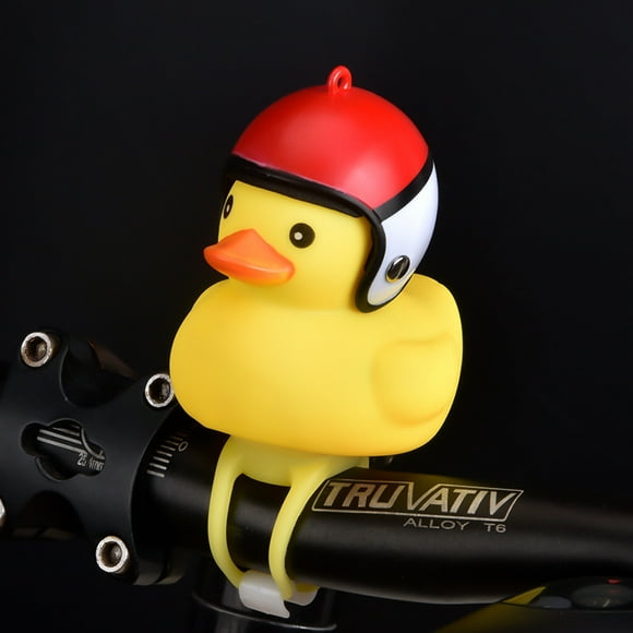 Wind breaking Duck Road Bicycle Bell Little Duck Yellow Duck Helmet Children Riding with Helmet Horn Light