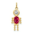 thumbnail image 1 of Pierre de Naissance Garçon 14K Or Jaune, 1 of 2