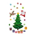 thumbnail image 2 of Pegatinas navideñas para nevera Soledad decoración navideña Papá Noel alce para puerta de garaje, 2 of 9