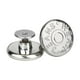 thumbnail image 2 of Botones de Jean de repuesto de 17 mm, botones desmontables para pantalones sin botones instantáneos, botón de metal extraíble para extender o reducir - Silver English Inglés plateado Baoblaze botón de jean, 2 of 4