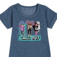 thumbnail image 3 of LOL OMG - Winter Dolls - Chill Out - Toddler & Youth Girls Fleece Dress, 3 of 5