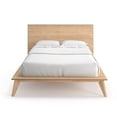 thumbnail image 4 of Pemberly Row Modern / Contemporary Wood Queen Size Bed in Light Oak, 4 of 5