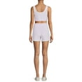 thumbnail image 3 of No Boundaries Juniors' Cropped Tank Top and Shorts Set, 2-Piece, 3 of 5