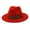 4, variant on Wide Brim Boho Western Hat for Men Women Felt Fedora Hat Flat Brim with Belt