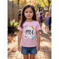 thumbnail image 4 of RUINIXCW Toddler Baby Girl Back to School T Shirt First Day of School Outfit Little Girl Pre Kindergarten First Second Third Fourth Fifth Grade Short Sleeve Casual Summer Tops 4-11Y, 4 of 6