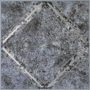 Mosaico Clasico Metallic Marble Diamond 12x12 Self Adhesive Vinyl Floor Tile - 20 Tiles/20 sq. ft.