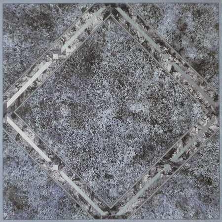 Mosaico Clasico Metallic Marble Diamond 12x12 Self Adhesive Vinyl Floor Tile - 20 Tiles/20 sq. ft.