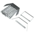 thumbnail image 1 of Unique Bargains Metal Prong Paper Fasteners, Silver Tone, 50 Count, 1 of 3