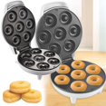 thumbnail image 1 of CRCMURE Bakeware Donut Maker Donut Maker 1200W Non Stick Donut Maker 7 Hole Round Electric Donut Maker With Non Slip Feet Simple Portable Donut Maker Easy Release 7.87 Inches, 1 of 9