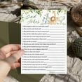 thumbnail image 3 of DAD JOKES Baby Shower Games, SAFARI ANIMALS, Jungle Theme Baby Shower — Pack of 25 — Fun Dad Joke Game, Funny Daddy Joke Trivia, Welcome to the Wild Shower, Gender Neutral, Birthday Activity G550-DJK, 3 of 7