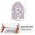 thumbnail image 2 of Gaeub Purple Rabbit Print Unisex Knitted Hat,Warm Winter Beanie,Unisex Fashion Knit Cuffed Cap,Ski Hat for Men and Women, 2 of 6