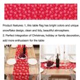 thumbnail image 3 of Camino de mesa con tema navideño, mantel de punto para restaurante en casa, mantel de mesa de comedor, decoración kenally HA000246-00B, 3 of 7