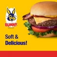 thumbnail image 3 of Bunny Bread Hamburger Buns, Enriched Sliced White Bread Hamburger Buns, 12 Count, Shelf-Stable, 3 of 15