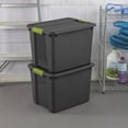 thumbnail image 4 of Sterilite Bac de Rangement Rectangulaire Polyvalent 12 Gal, Gris 12 Paquets, 4 of 5