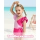 thumbnail image 2 of Traje de baño de una pieza para niños pequeños Mioglrie Pink Block T3 T4, 2 of 5