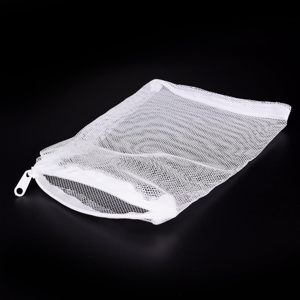 2X filter media bags 20 x 15CM reusable aquarium fish tank pond net mesh bag WD 