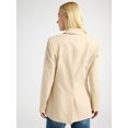 thumbnail image 2 of Scoop Women's & Women's Plus Crepe One Button Suit Blazer, Sizes XS-4X, 2 of 5