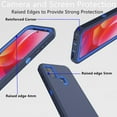 thumbnail image 4 of Motorola G Power 2023 Heavy Duty Case, Shock Proof-Shatter Resistant - Rubber- Compatible for iPhone Motorola G Power 2023, Color Blue - By Entronix, 4 of 6