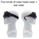 thumbnail image 4 of Headwear Gafas de soldadura con atenuación automática, vista grande, color verdadero, gafas protectoras de oscurecimiento automático para soldadura por arco, rectificado y corte, 4 of 8