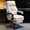 Beige, variant on WXJHL Executive Office Chair with Foot Rest Comfortable High Back Computer Gaming Chairs Home Office Desk Chairs Big and Tall PU Leather Work Chair