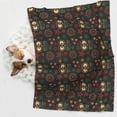 thumbnail image 6 of Yiaed Boho Owl Print Dog Blankets-Cat Blanket Washable for Couch Protection,Puppy Blanket, Soft Plush Reversible Throw Furniture Protector-Medium, 6 of 8